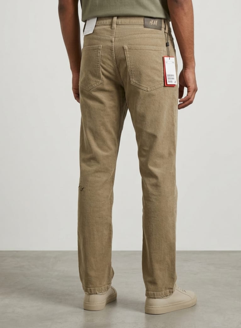 Men’s Premium Khaki Straight Fit Denim Jeans